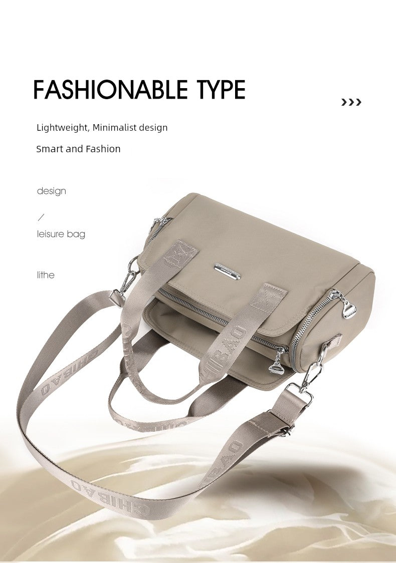 2024 New Arrival Large Capacity Handbag Women's Fashion Casual Lightweight Canvas Bag Women's Shoulder Messenger Bag Oxford Cloth