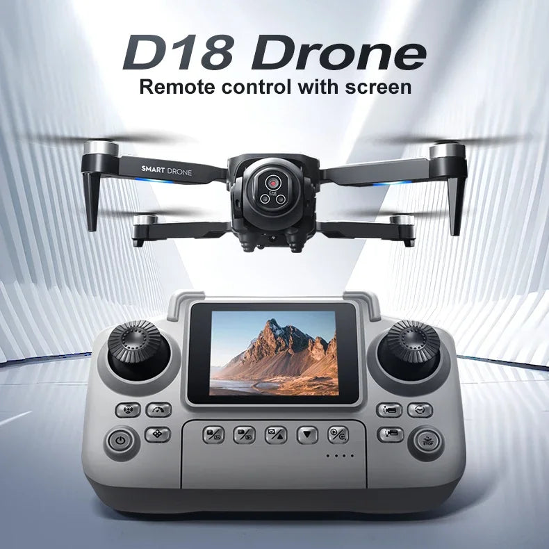 VIVO D18 Drone 8K Aerial HD Dual Camera Photography Intelligent Obstacle Avoidance Brushless Power 5G WIFI GPS Return VR Drone