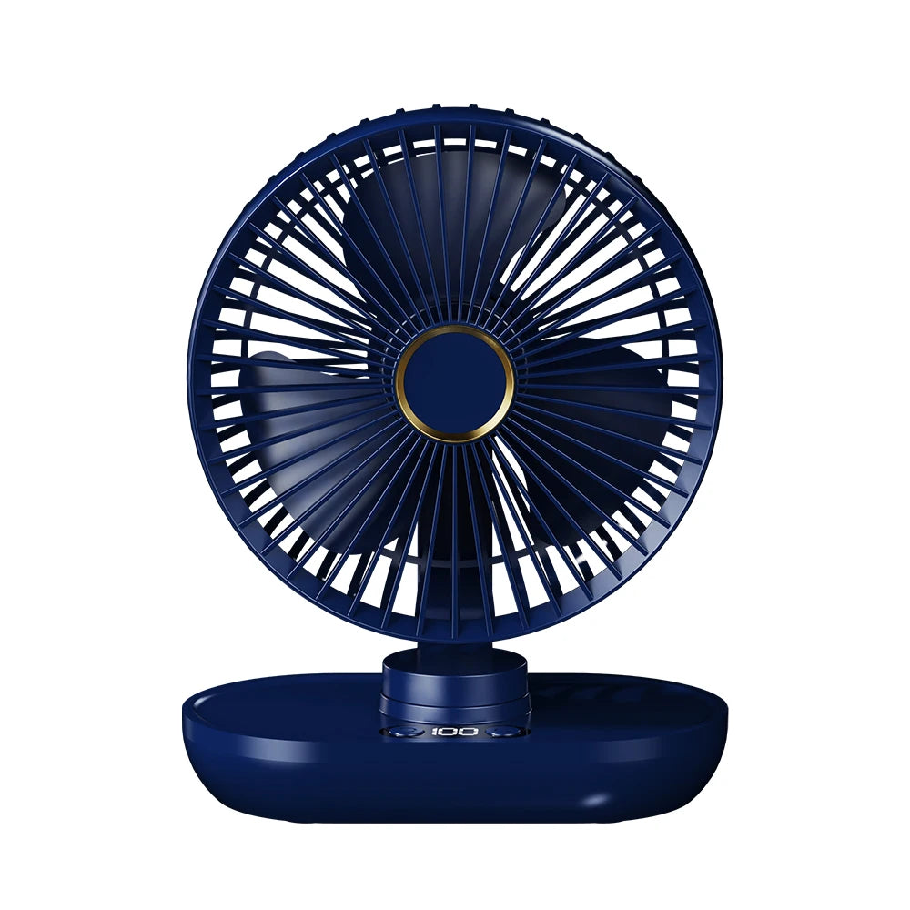 Rechargeable Fans Portable Desktop Fan Home Office Dormitory USB Mini Small Electric Fan Air Circulators High Wind Table Fan