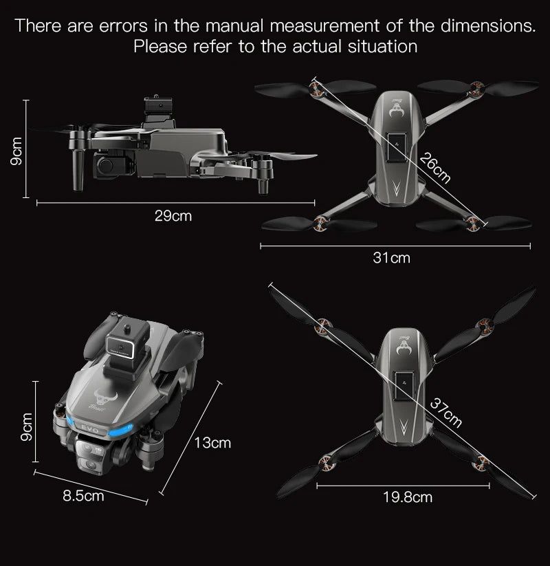 New SG901 MAX GPS Drone Professional 8K Camera Aerial FPV Brush Avoiding Obstacle with Large Screen Remote Control Folding Drone