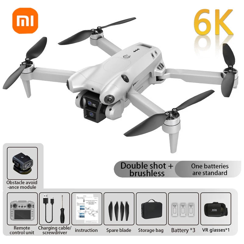 Xiaomi S101 Drone 8K HD Professinal Dual Camera 5G WiFi 120° Wide-angle ESC UAV With screen Obstacle Avoidance Quadcopter 20000M