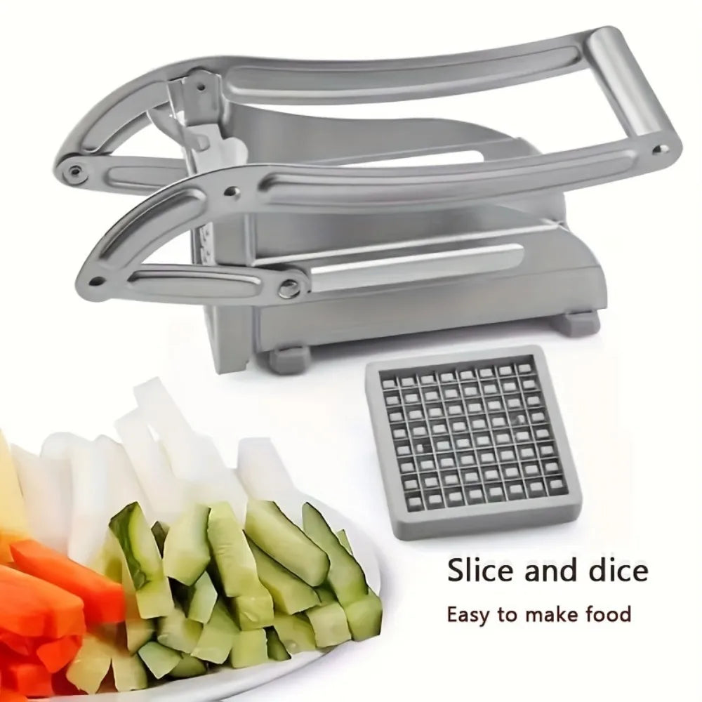 1 Set Stainless Steel Fruit Cutter, Vegetable Cutter, French Fry