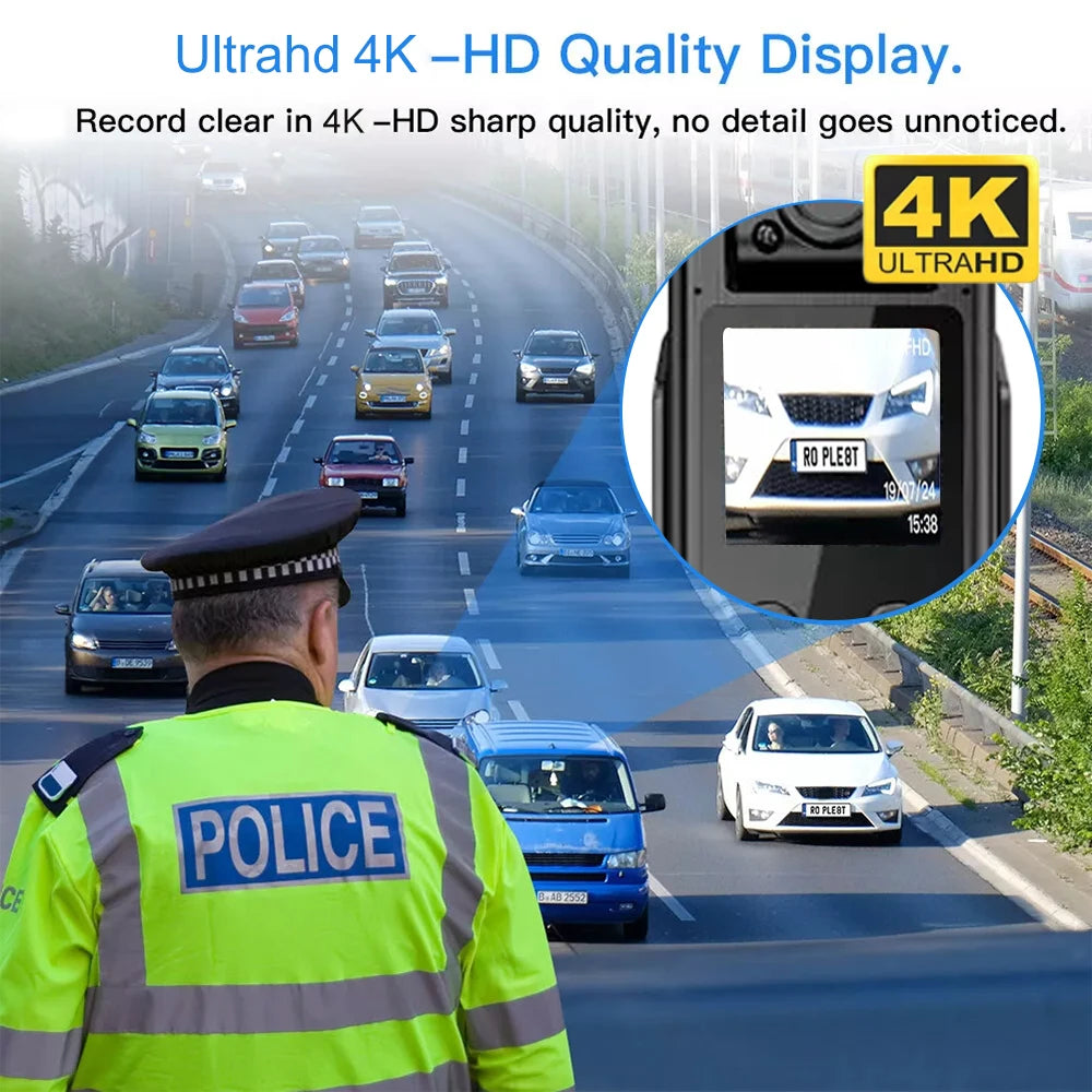 Ultra HD 4K Mini Camera WiFi Portable Small Digital Video Recorder Police BodyCam Infrared Night Vision Miniature Camcorder L10