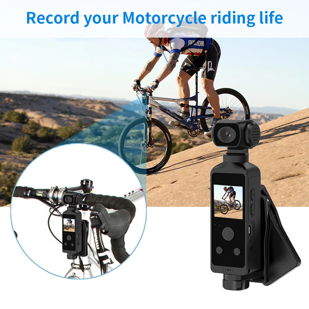 4K Pocket Camera 1080P WiFi Full HD Pocket Camera 270 Rotatable Mini Outdoor Sport DV With Waterproof Case Video Camcorders Gift