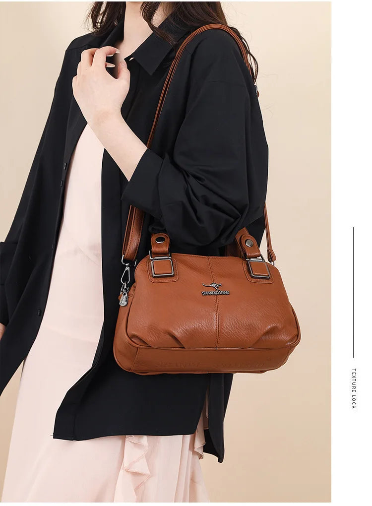 2025 Luxury Women Tote Bags Vintage Shoulder Crossbody Bags Fashionable Mothers Bags Ladies Travel Commuter Bag