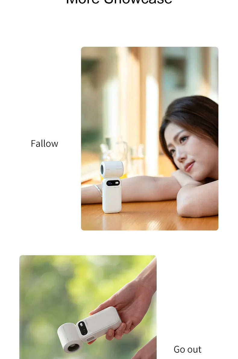 Xiaomi Youpin Electric Fan Wireless Portable Handheld Desktop Small Fan 100 Levels High Speed Strong Wind Mini Pocket Fan Gift