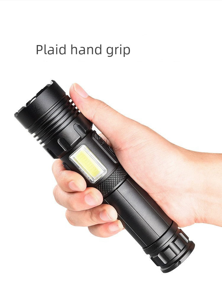 P90 Power Torch Rechargeable Outdoor Long-Range Xenon Lamp Zoom High-Power Spotlight Super Bright Probe Xenon Lamp