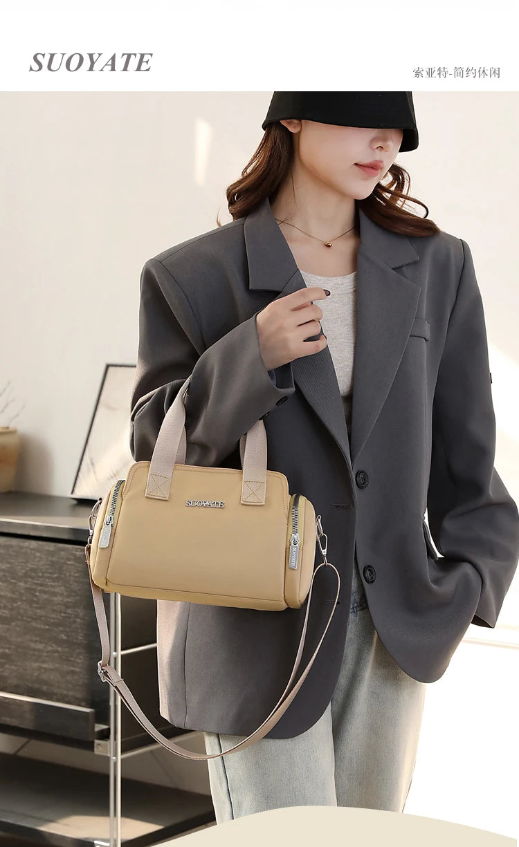 Fashion Luxury Brand Ladies Shoulder Bag High Quality Large Capacity Crossbody Bag Waterproof Multi Functional Women's Handbags