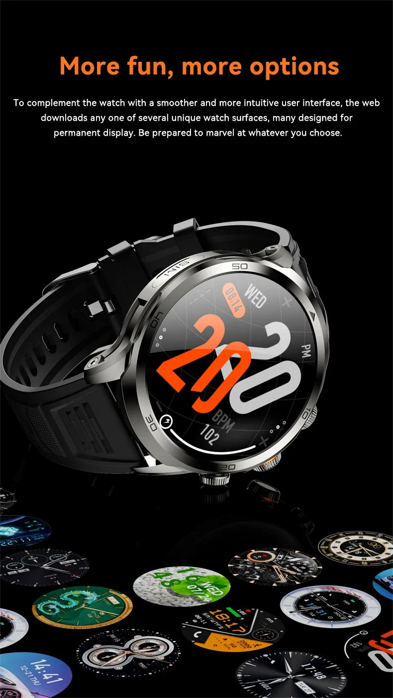 2025 NEW 4G Full Netcom H19 Smartwatch Android System 1.95 Inch 720*720 Amoled Screen 190° Rotating Camera Smart Watch GPS WIFI