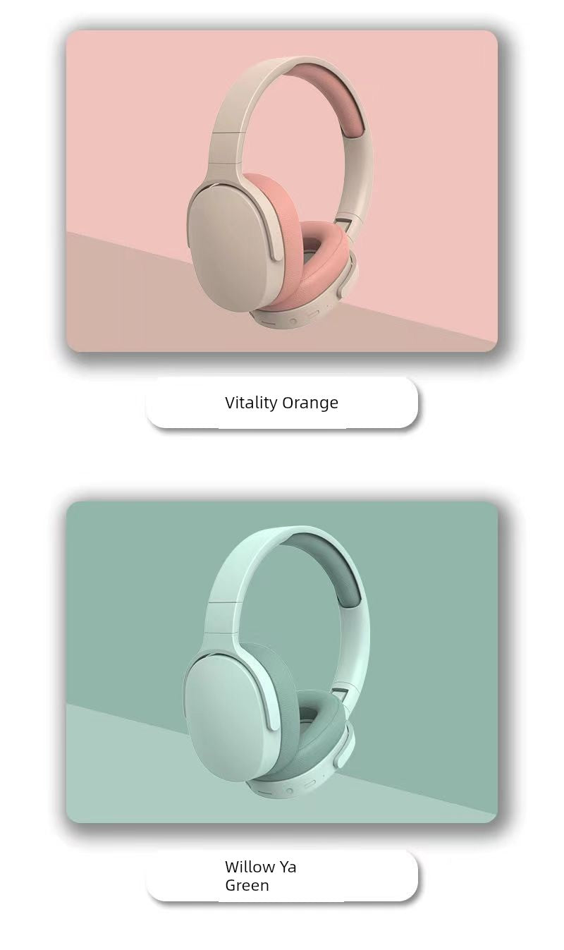 2025 Hot-Selling Headset Wireless Bluetooth Headset Foldable Dry-Reducing Low-Stress Full Ear Bag
