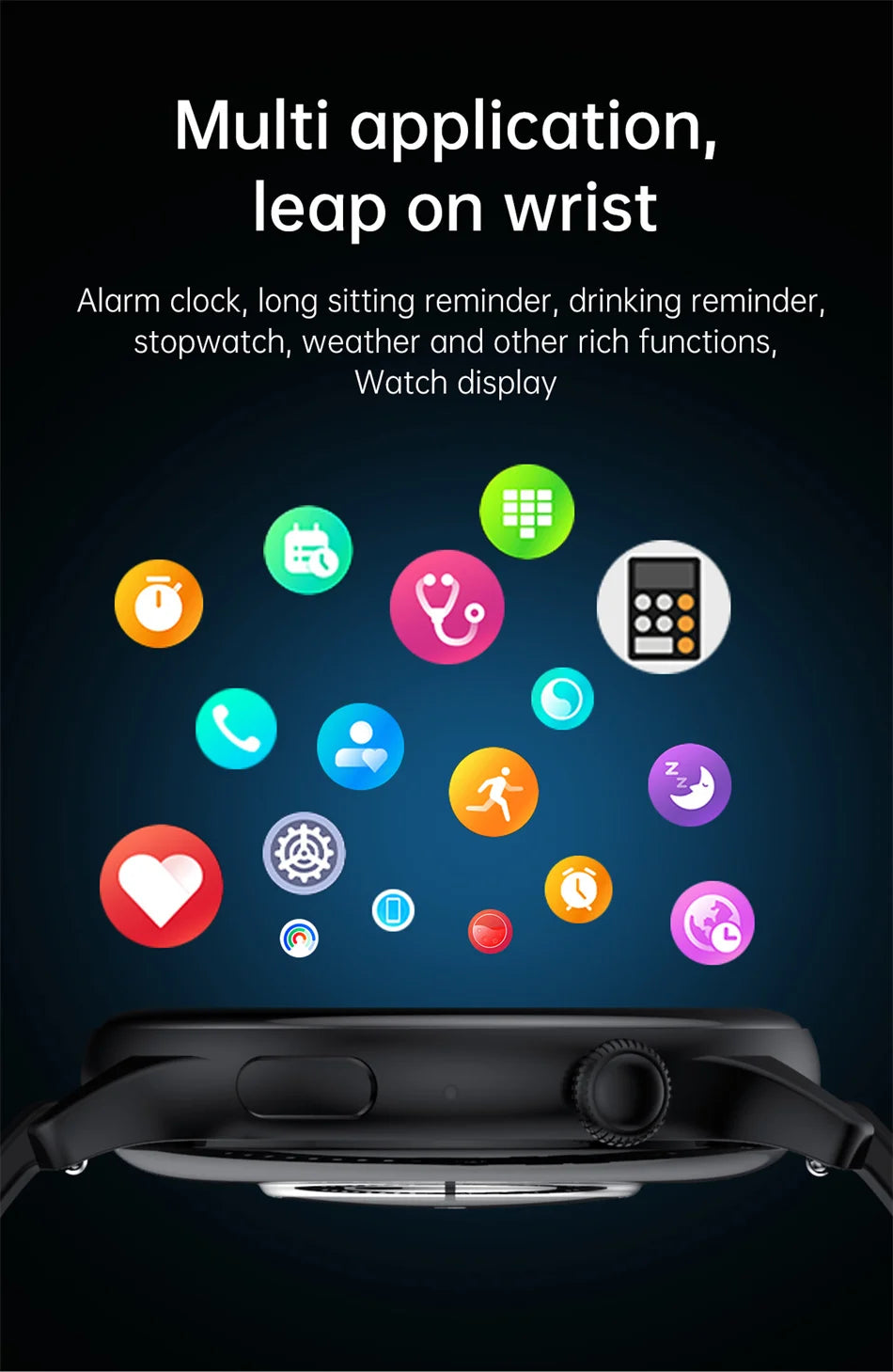 2024 True AMOLED Smart Watch Ladies Screen always Show Time 466*466 HD Health Tracker Voice Calling Smartwatch Women For Xiaomi