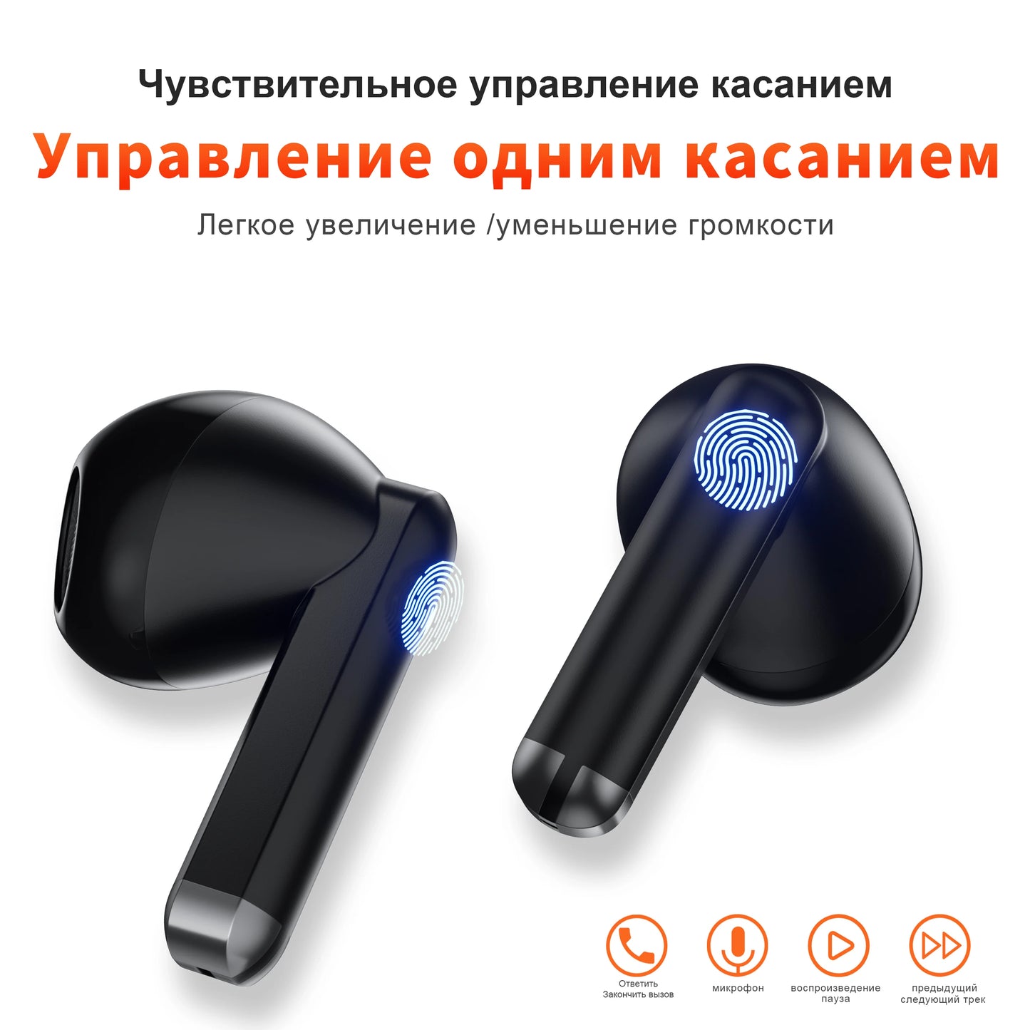 Bluetooth Wireless Headphones,QERE E28,NEW TWS 5.3,HD Microphone,HIFI Earphones,13m Driver,60ms Low Latency,4 Mics+ENC Call