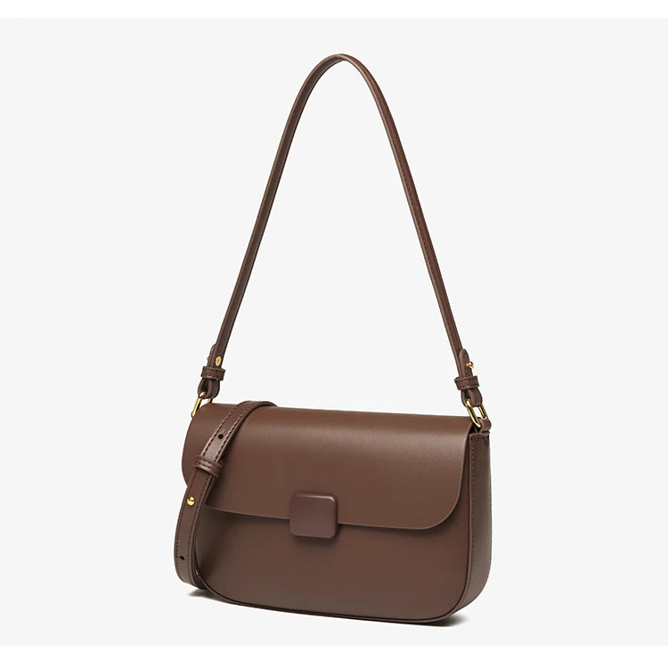 Luxury handbags female crossbody bags Tofu small square shoulder bag, Women bags new fashion 2025 genuine cowhide leather satchel