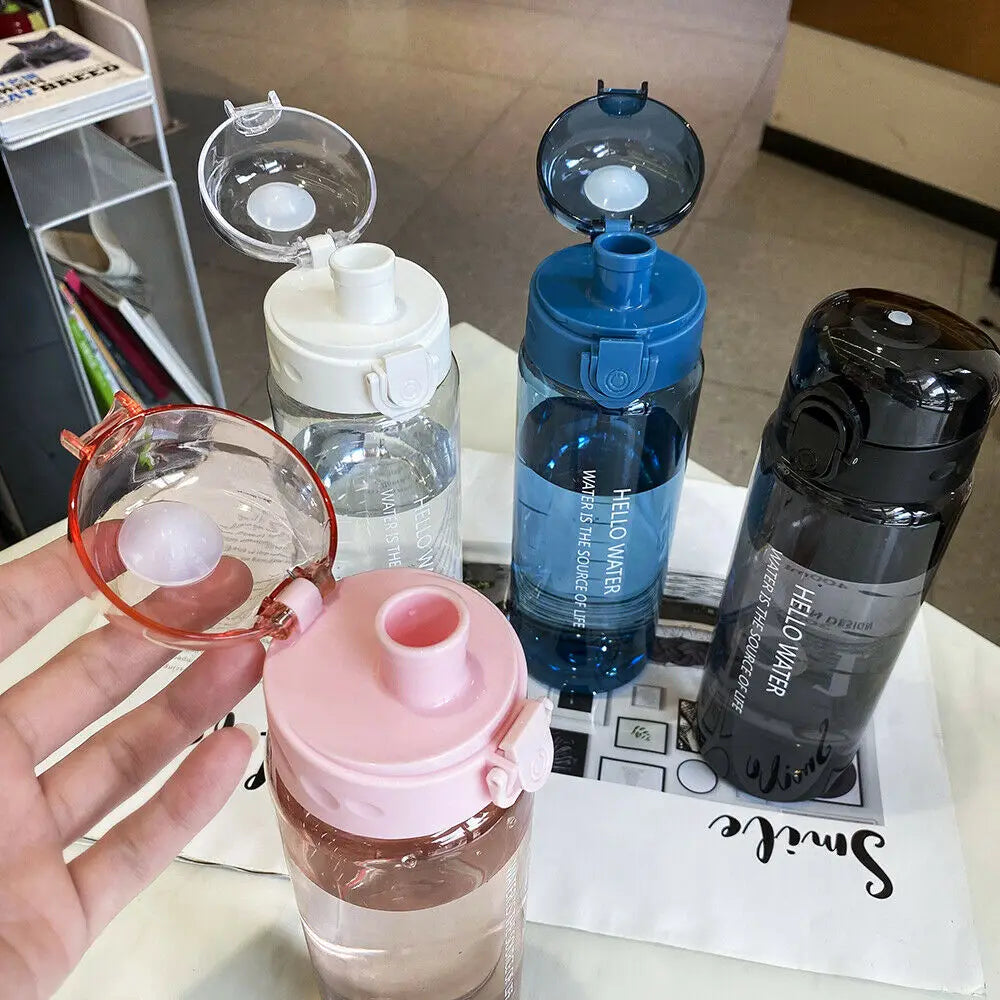 780ml Portable Plastic Drinking Bottle Leakproof Drinking Cup Sports Water Bottle for Boys and Girls