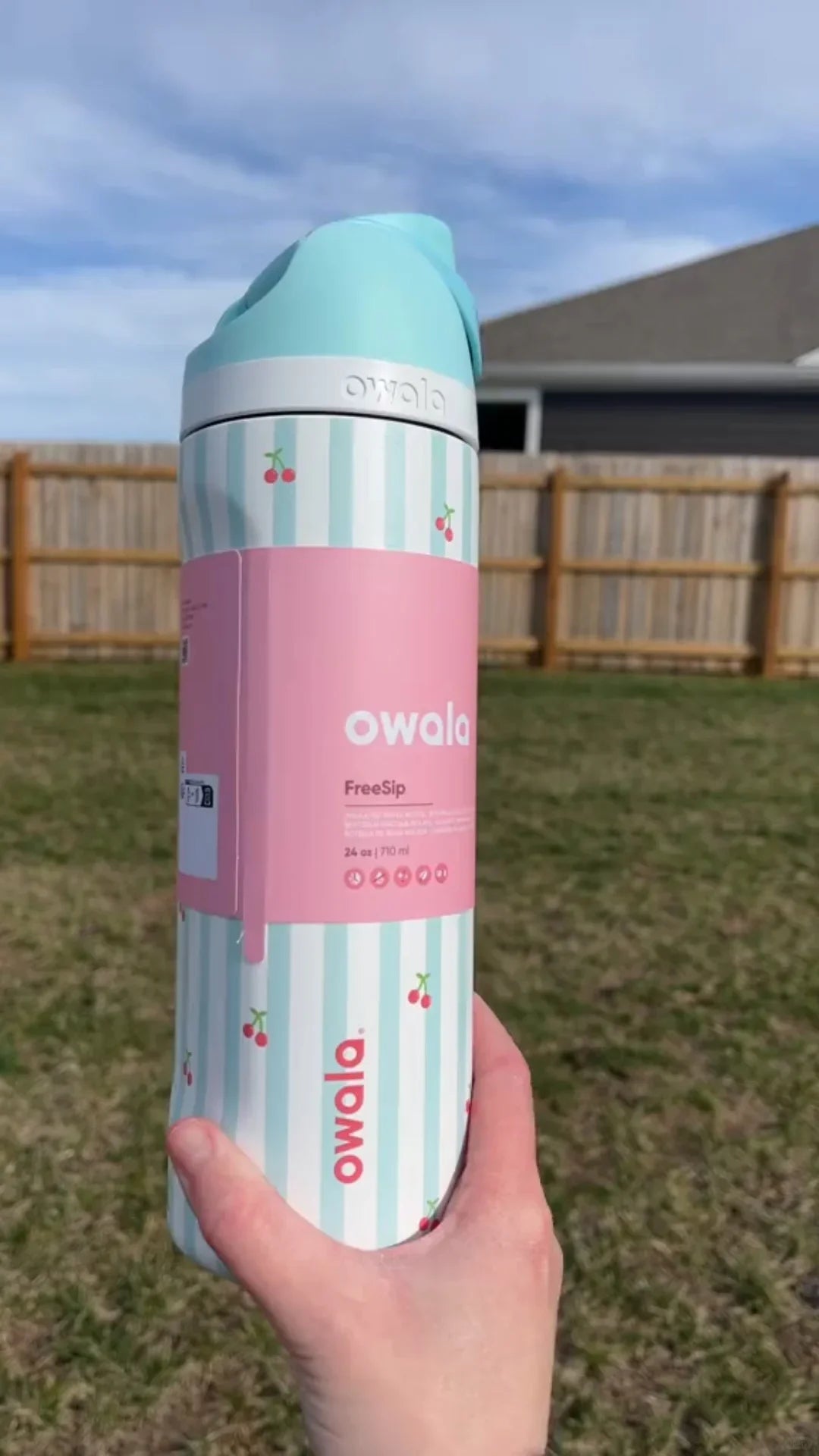 NEW Original Owala Insulated Stainless Steel Water Bottle with Straw, BPA-Free Sports Water Bottle