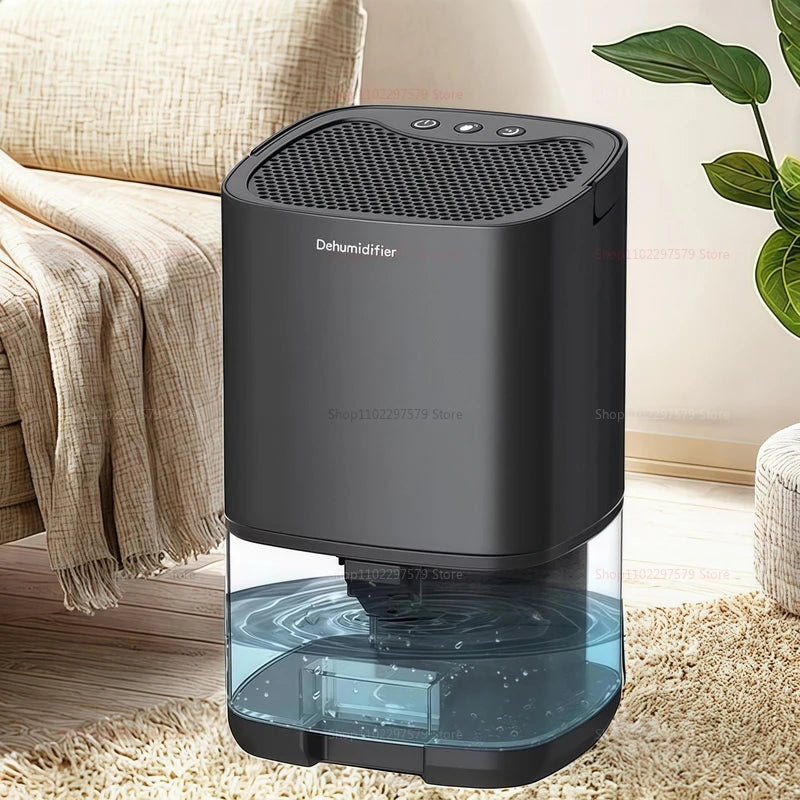 Smart Air Purifier Portable Silent Dehumidifier Home Dehumidifier Dryer Bedroom Office Kitchen Deodorizer Dryer US Plug