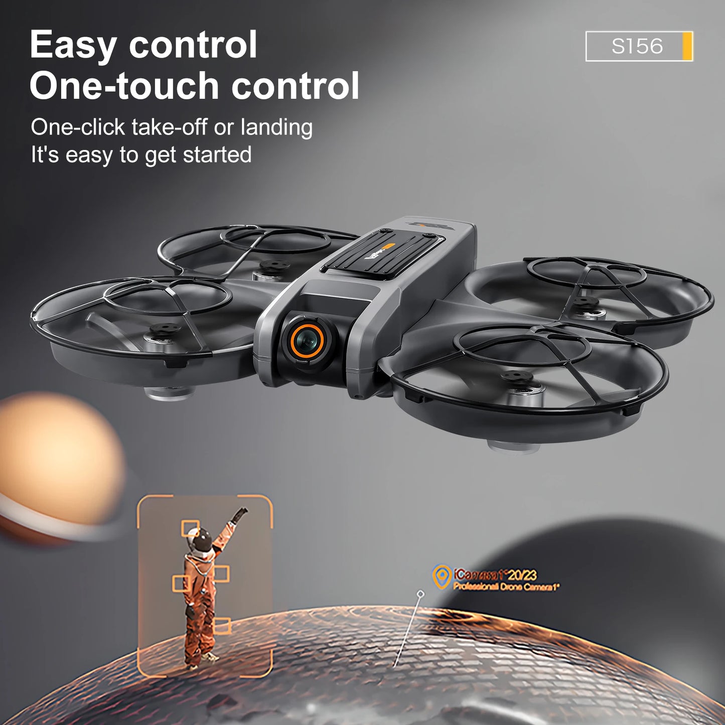 2025 S156 Mini Drone 8K HD Aerial Photography Dual-Camera Dron With Screen Omnidirectional Brushless Motor Drone RC