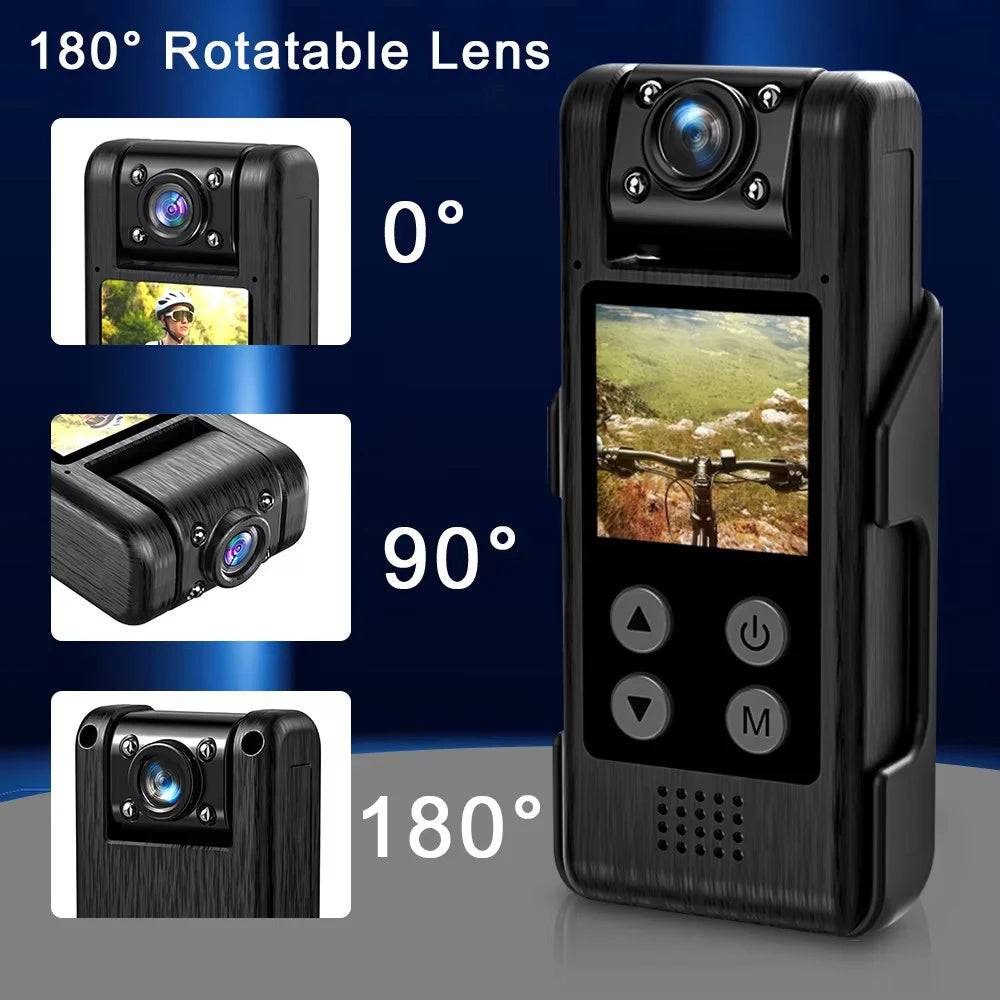 Ultra HD 4K Mini Camera WiFi Portable Small Digital Video Recorder Police BodyCam Infrared Night Vision Miniature Camcorder L10