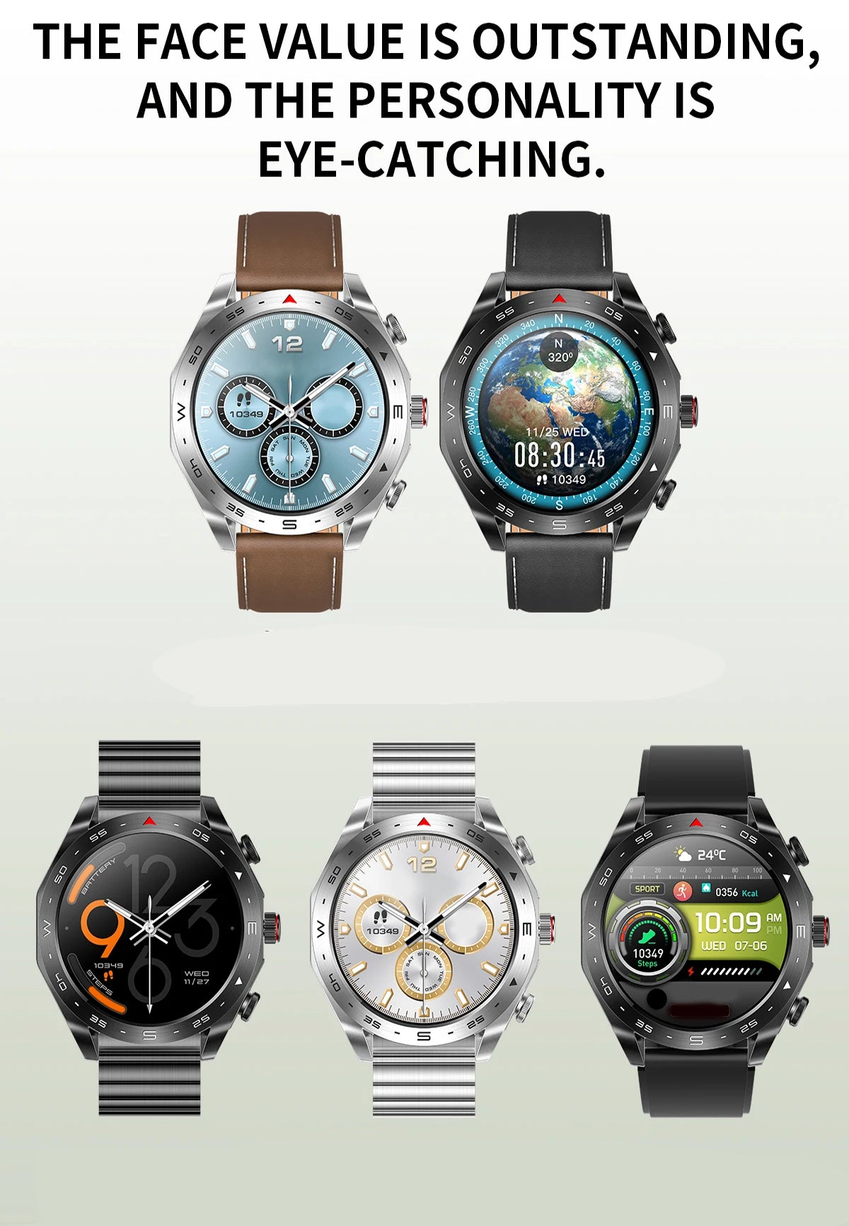 2024 TWS 2-in-1 Bluetooth Earphones Smart Watch Bluetooth Call GPS Motion Trajectory HIFI 9D Sound Quality Smartwatch