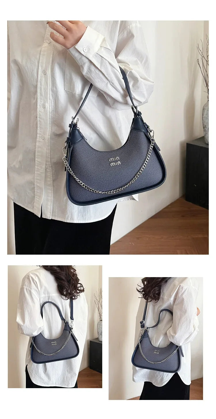 2025 EarlySpring New Simple and Casual Fashion Women's Armpit Handbag High-end and Trendy ShoulderBag for Style-conscious Ladies