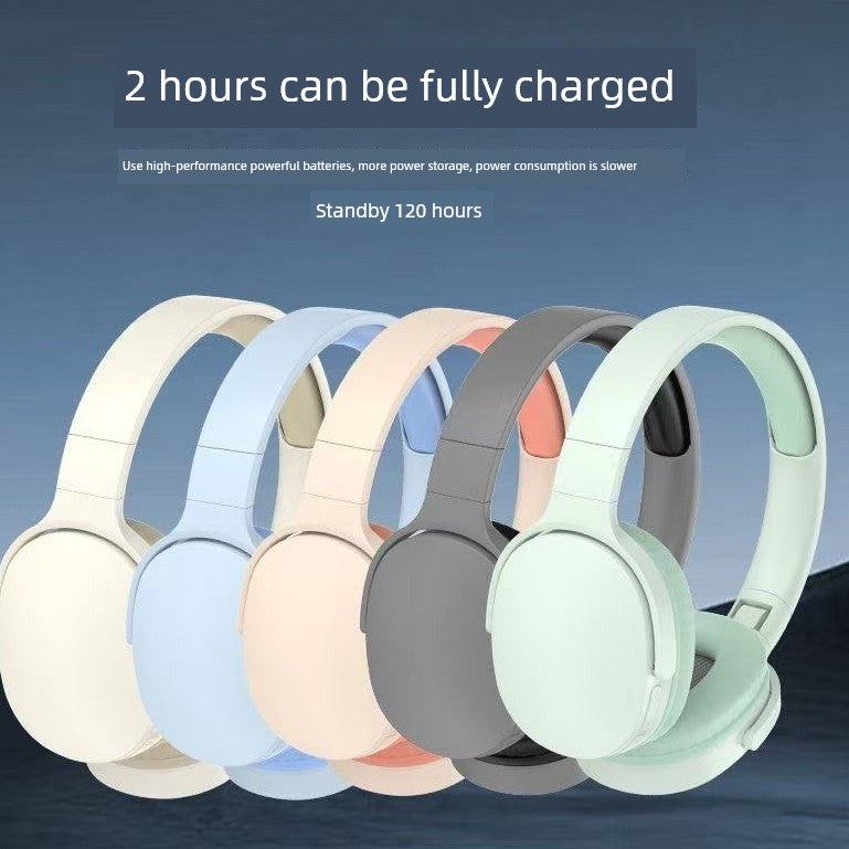 2025 Hot-Selling Headset Wireless Bluetooth Headset Foldable Dry-Reducing Low-Stress Full Ear Bag