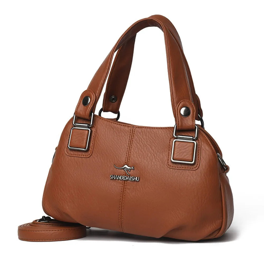 2025 Luxury Women Tote Bags Vintage Shoulder Crossbody Bags Fashionable Mothers Bags Ladies Travel Commuter Bag