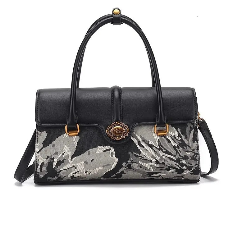 Classic Elegant Ladies Hand Bag By Famous Designer Luxury Brand Leather Shoulder Messenger Bag For Gifts