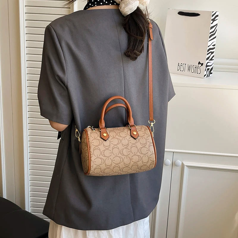 Luxury Brand Ladies Leather Tote Bags By Famous Designer Popular Classic Elegant Women's Shoulder Crossbody Handbag