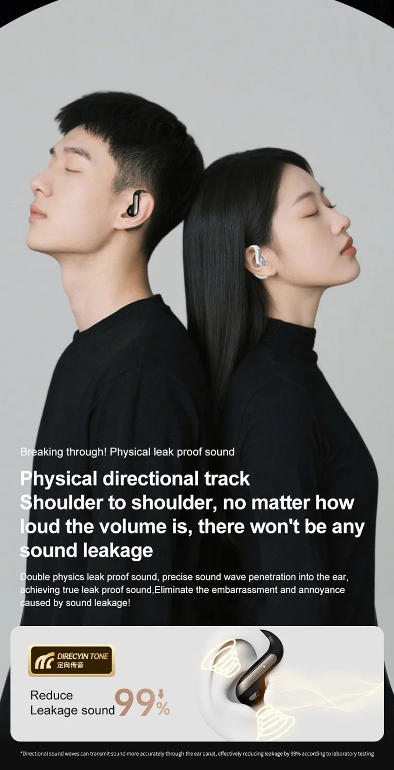 Xiaomi Smart AI Translation Headset Stereo Sound Semi-in-ear Air Conduction True Wireless Sports Long-lasting Bluetooth Headset