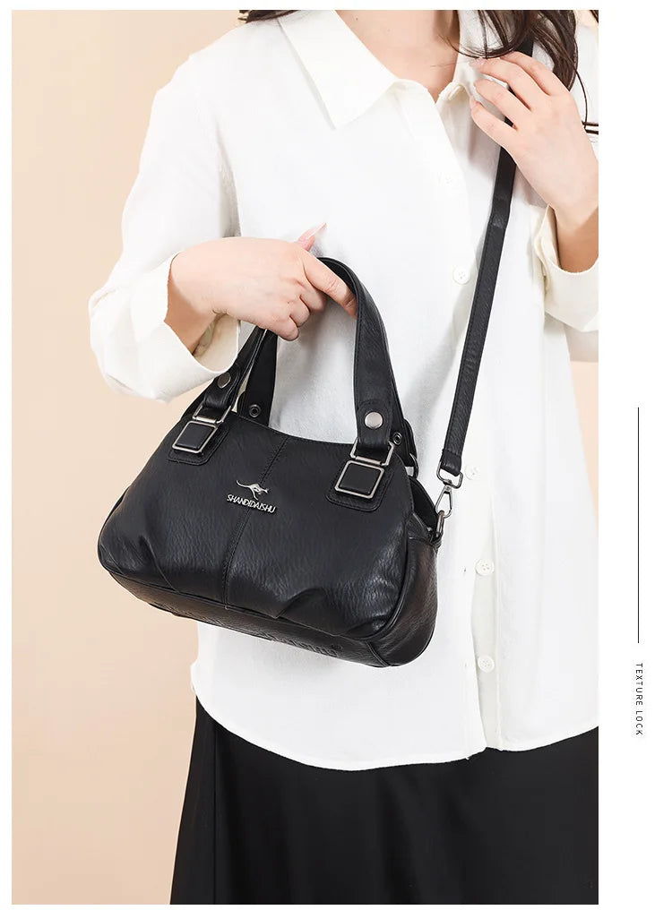 2025 Luxury Women Tote Bags Vintage Shoulder Crossbody Bags Fashionable Mothers Bags Ladies Travel Commuter Bag