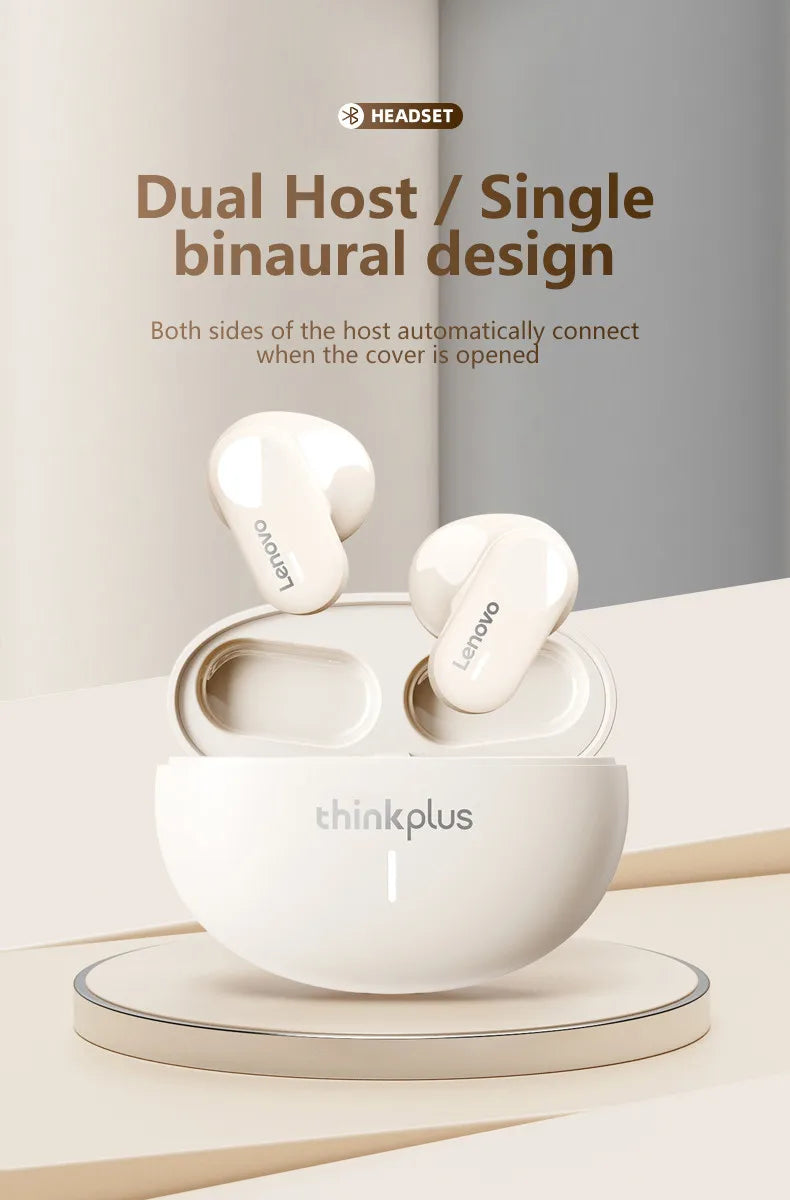 Choice Original Lenovo LP19 Sports In-Ear Headphones TWS Wireless Bluetooth V5.1 Earphones Dual HD Microphone Headset