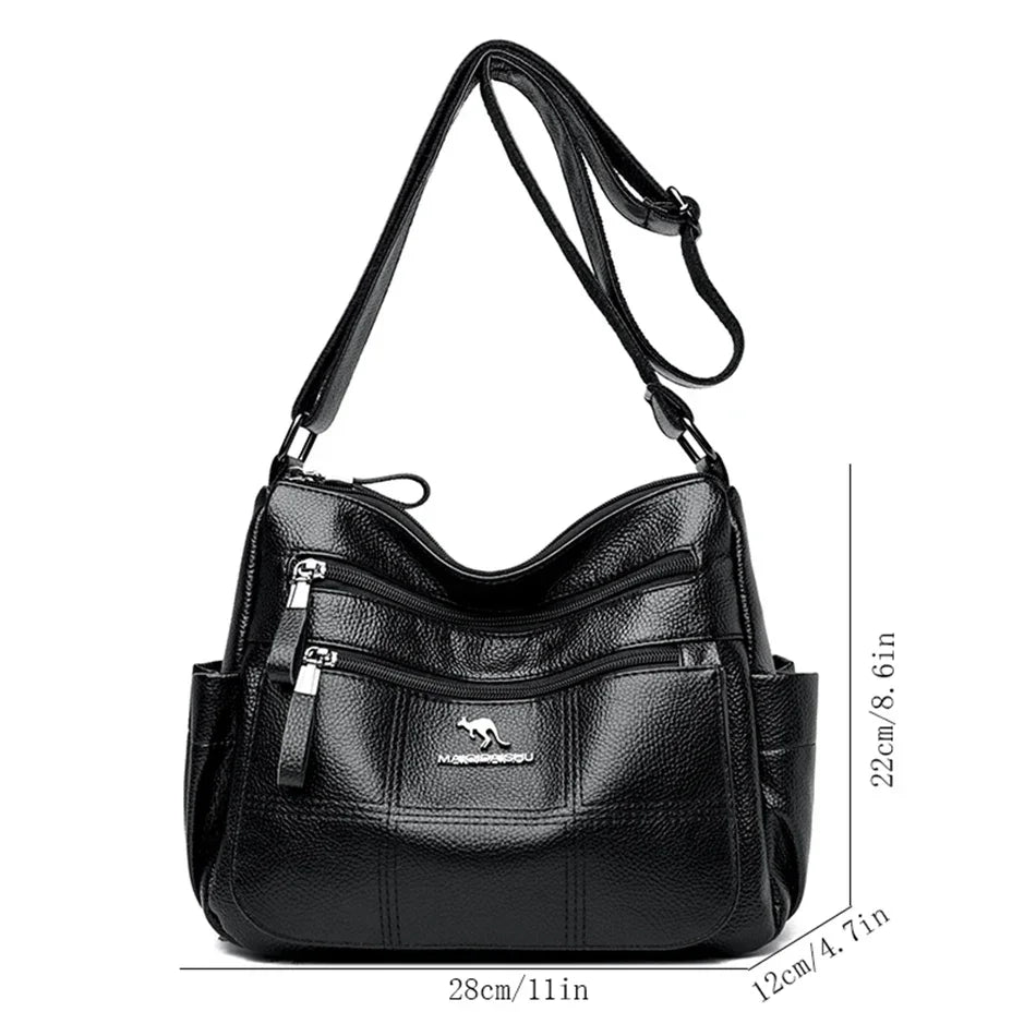 Genuine Brand PU Leather Sac Luxury Handbags Women Bags Designer Shoulder Crossbody Hand Bags for Women Purses and Handbags