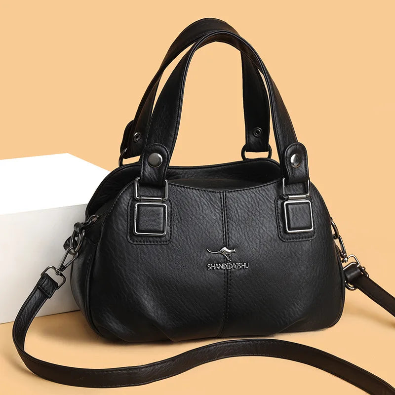 2025 Luxury Women Tote Bags Vintage Shoulder Crossbody Bags Fashionable Mothers Bags Ladies Travel Commuter Bag