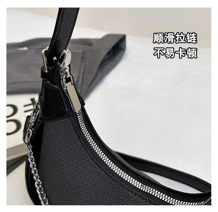 2025 EarlySpring New Simple and Casual Fashion Women's Armpit Handbag High-end and Trendy ShoulderBag for Style-conscious Ladies