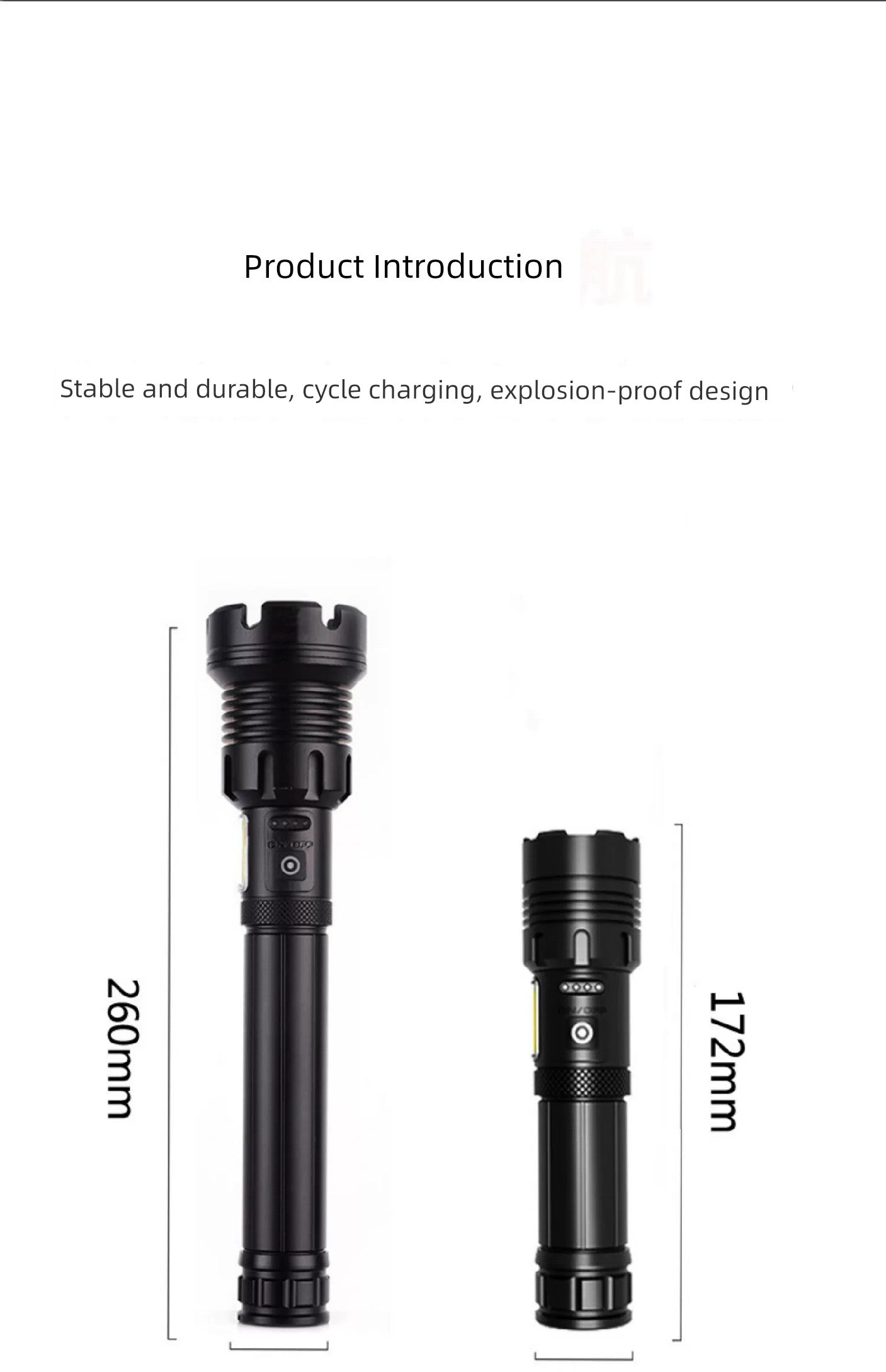 P90 Power Torch Rechargeable Outdoor Long-Range Xenon Lamp Zoom High-Power Spotlight Super Bright Probe Xenon Lamp