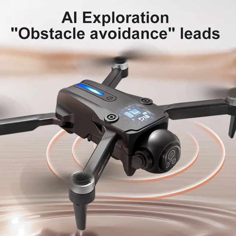 VIVO D18 Drone 8K Aerial HD Dual Camera Photography Intelligent Obstacle Avoidance Brushless Power 5G WIFI GPS Return VR Drone