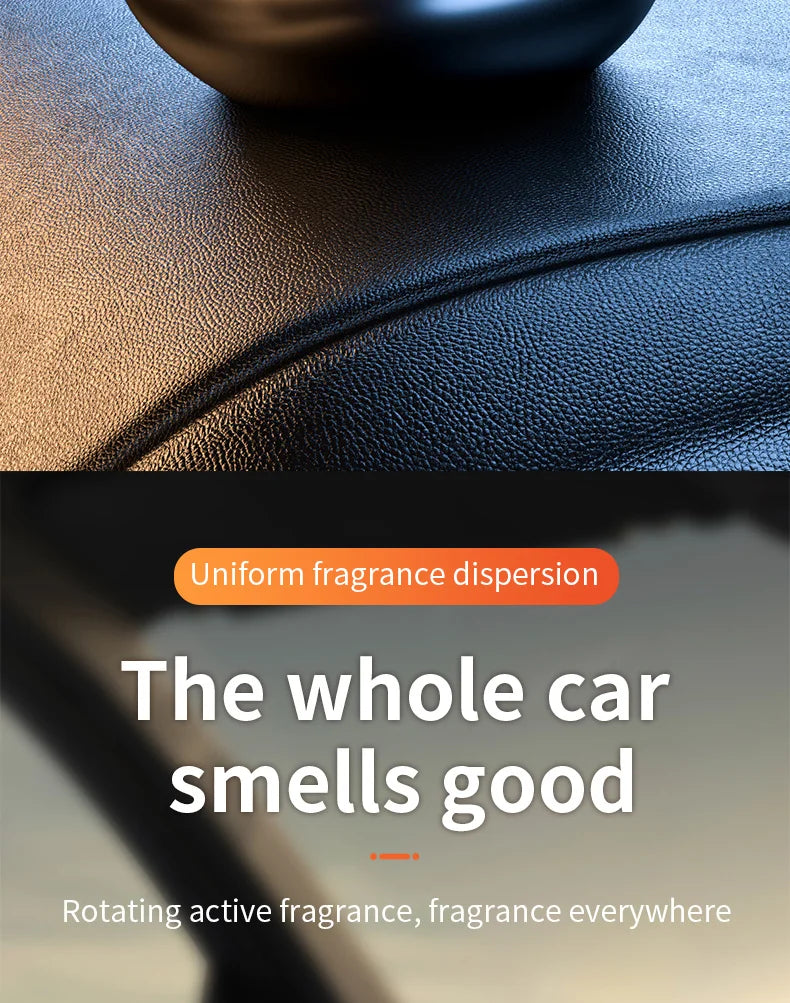 Car Air Freshener Solar Energy Air Purifier for Car Interior Autorotation Decoration Perfume Diffuser Interplanetary Suspension