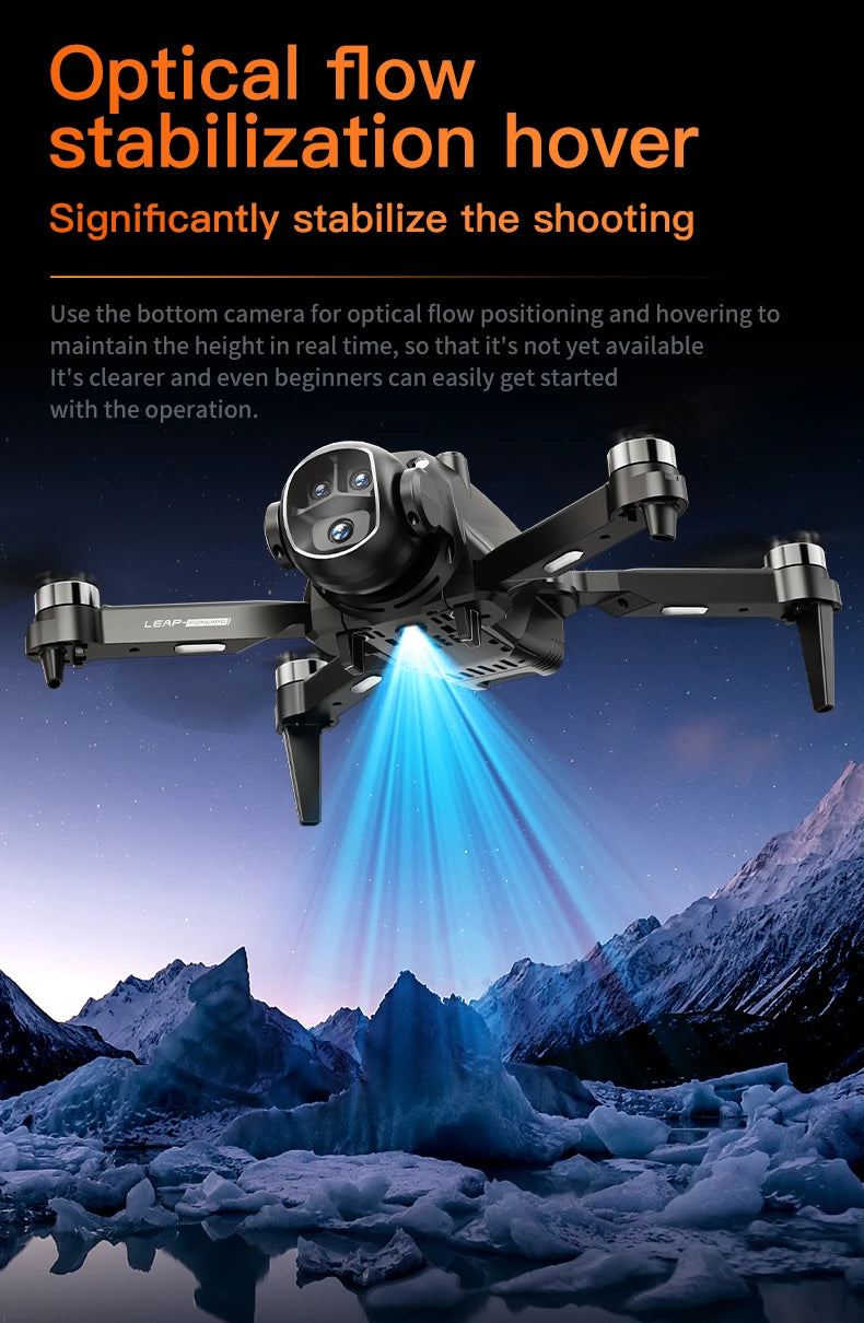 New H21/H20 Drone 8K HD Professional 90° ESC Camera Brushless Motor Optical Flow Hovers Quadcopter Drones