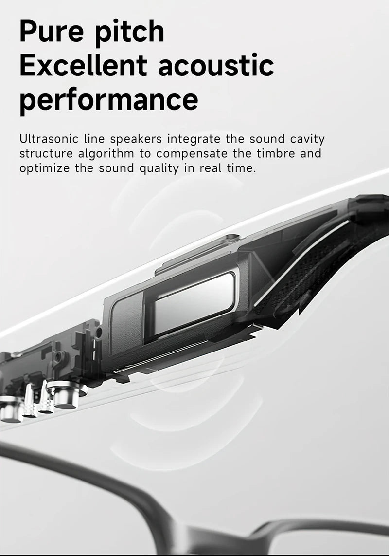 Xiaomi AI Smart Glasses 8-megapixel Camera Mini Camera Bluetooth Call Sunglasses Shooting Audio Listening Music Camera Glasses