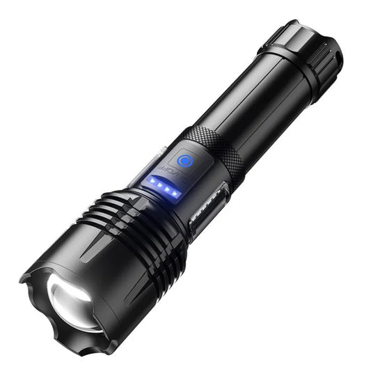 Portable Long-Range Outdoor Camping Flashlight Strong Light Mobile Charging Treasure Home Use Long-Life Electric Power Source