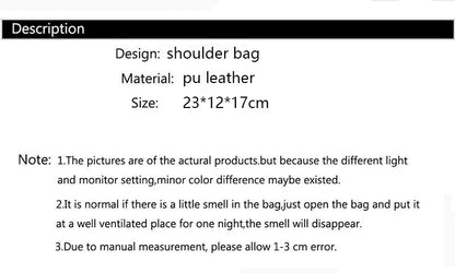 Top Selling Women Messenger Bags Matching-all Leather Feeling PU Shoulder Bags Fashion Gift for Girls & Middle Aged Female