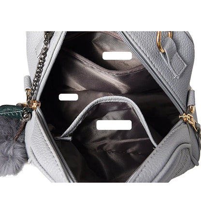 Gusure Luxury Handbag Women Crossbody Bag with Tassel hanging Large Capacity Female Shoulder Bags Embroidery Tote bag