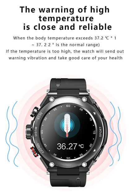 T92 Smart Watch with Earbuds 2-in-1 Music Player Heart Rate & Blood Pressure Monitor Waterproof IP67 Answer Calls with Earphones