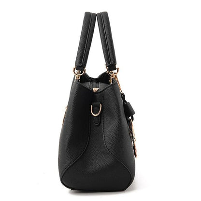 Gusure Luxury Handbag Women Crossbody Bag with Tassel hanging Large Capacity Female Shoulder Bags Embroidery Tote bag