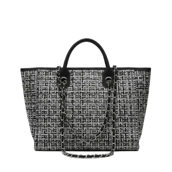 Women Tote Bag Fashion Nylon Large Handbag Chains Shoulder Bags Ladies Big Messenger Bag, Shopping Bag