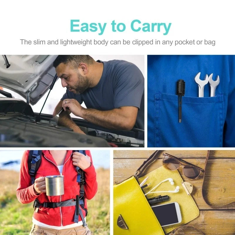 Portable LED Flashlight Strong Light Flashlight Pocket Small Flashlight LED Flashlight Medical Waterproof Pen Torch Light