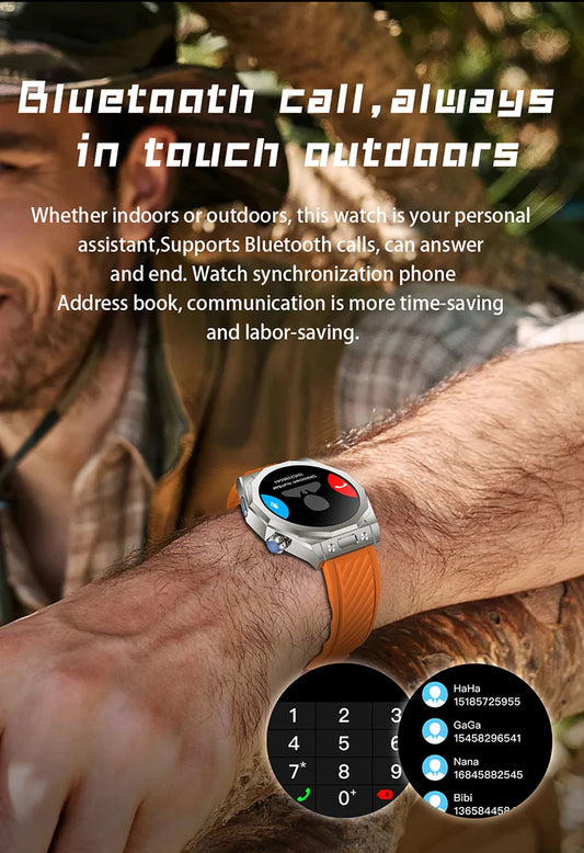 VALDUS NFC Android 5.1 Phone Smart Watch GPS Sleep Monitoring Womens Health Z83 Max 1.52 Inch AMOLED HD Screen Smartwatch