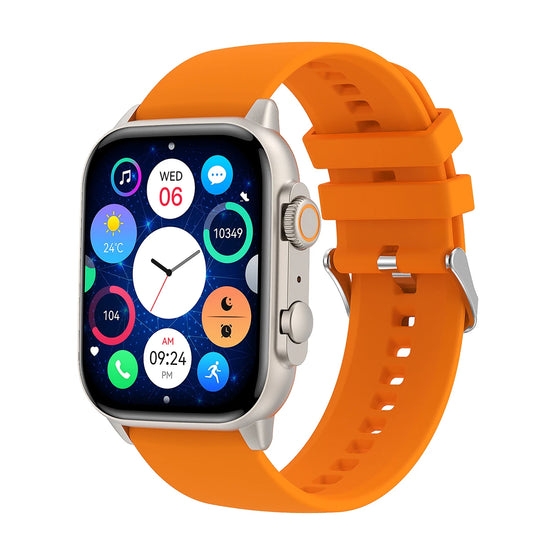 HK95 Watch Fashion Smart Watch Fitness Tracker Waterproof Heart Rate Monitor AMOLED Screen Blood Pressure 2024 Smartwatch