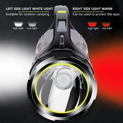 Super Bright USB Rechargeable Searchlight LED Flashlight Waterproof Ultra-Long Range Hand lamp Outdoor Hunting Fishing Light