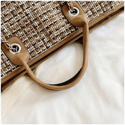 Women Tote Bag Fashion Nylon Large Handbag Chains Shoulder Bags Ladies Big Messenger Bag, Shopping Bag